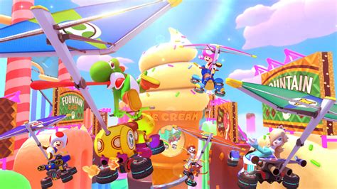 Comparing Sky High Sundae In Mario Kart 8 Deluxe And Mario Kart Tour