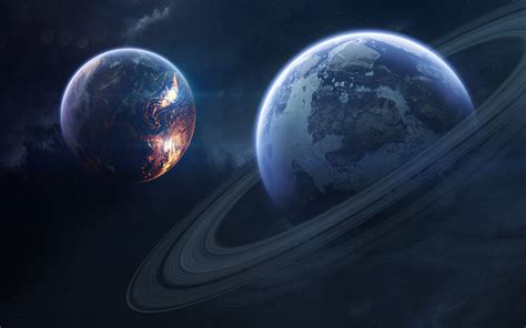 Wallpaper Saturn Planet 4k Space 16829
