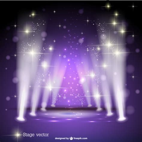 Purple Spotlight Stage Free Vector Free Vectors Ui Download