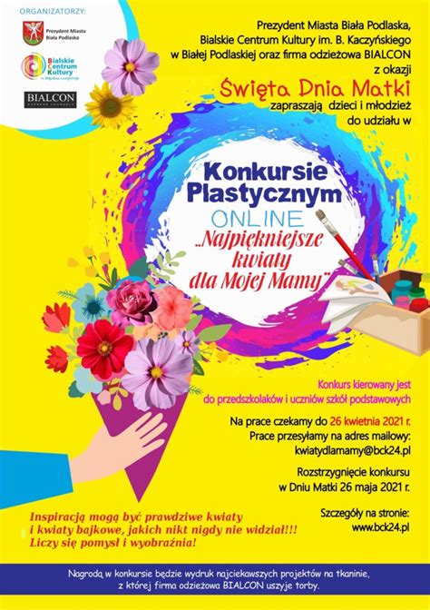 Konkurs Z Okazji Dnia Matki Bck24 Bialskie Centrum Kultury