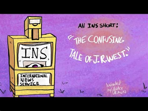 International News Service The Confusing Tale Of JR West Animated By Crudely Drawn YouTube