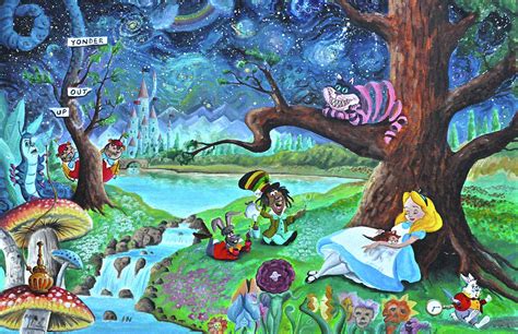 Alice In Wonderland Painting By James Holko Pixels