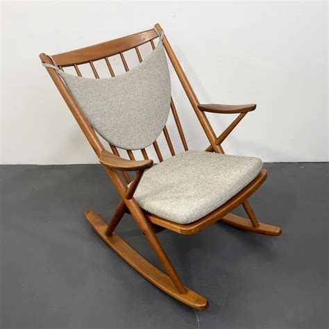 Teak Rocking Chair By Frank Reenskaug For Bramin Denmark 1960s 148078