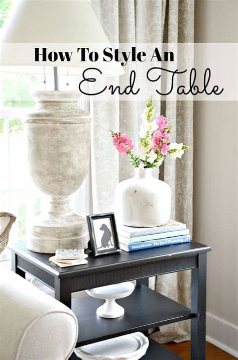 Ready to turn your bare coffee table into something beautiful? HOW TO STYLE AN END TABLE LIKE A PRO - StoneGable | Living ...