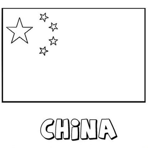 Bandera De China Para Colorear Imagui
