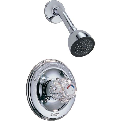 Update your bathroom with a new delta tub or shower faucet. Delta Classic Single-Handle 1-Spray Shower Only Faucet in ...