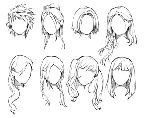 Hairstyles Drawing Ideas Differentes Filles Girls Cartoon Art