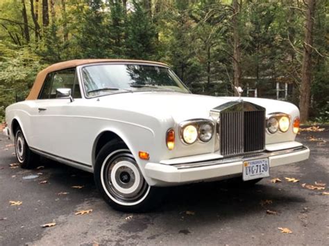 1981 Rolls Royce Corniche Convertible Very Clean Maintained Lots Of