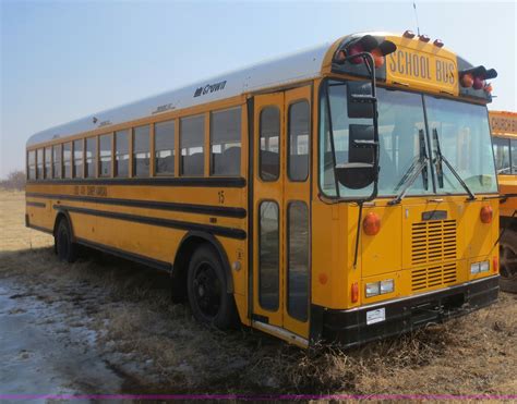 1997 Spartan Crown 027 356 77 School Bus In Caney Ks Item F8202 Sold