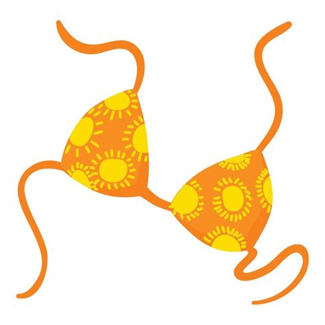 Top Bikini Icon Cartoon Style Vector Art At Vecteezy