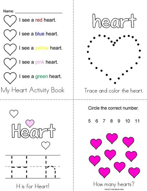 My Heart Activity Book Twisty Noodle
