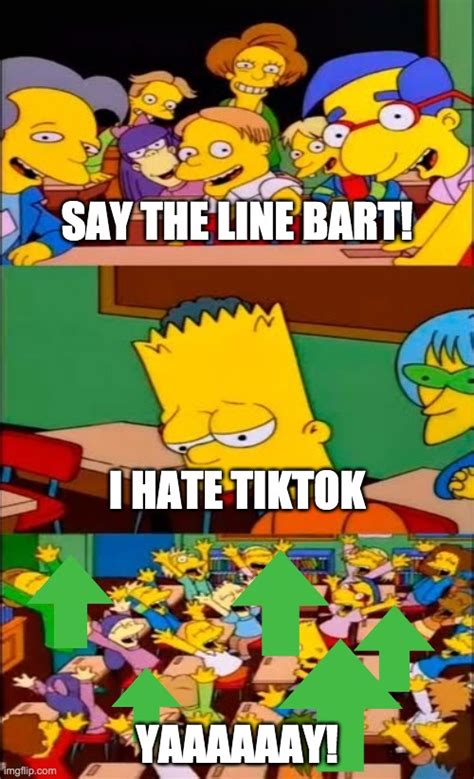 Say The Line Bart Template