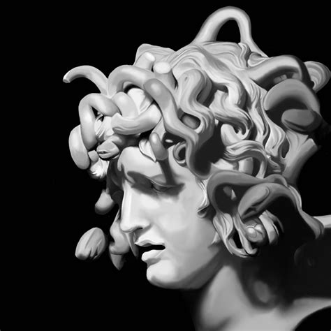 Medusa Jan 2015 A Study Of A Statue By Bernini Medusa Art Ancient