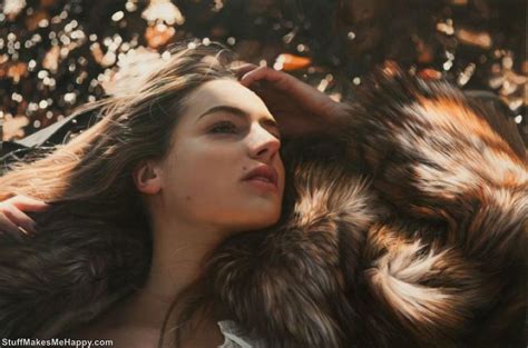 Oil Paintings Marvelous Hyper Realistic Female Portraits By Yigal Ozeri