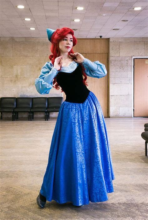Ariel Blue Dress Cosplay Costume Disney By Phoenixcardinal On Etsy Cosplay Princesa Disney