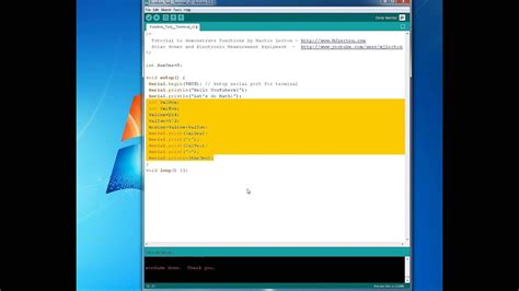 Arduino Tutorial 3 Functions return values and variables ขอมล