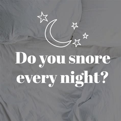 Do You Snore Every Night — Ent And Allergy Inc
