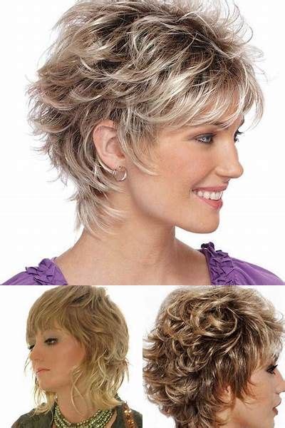 Short Curly Hairstyles For Fine Thin Hair Bing Images Cheveux Courts Cheveux Court