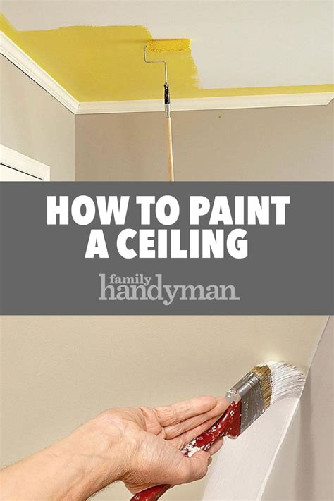 How To Paint A Ceiling Painting Ceilings Tips House Painting Tips