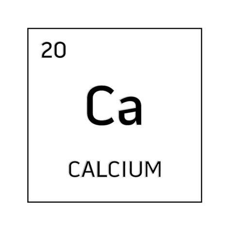 Black And White Element Cell For Calcium Science Notes And Projects