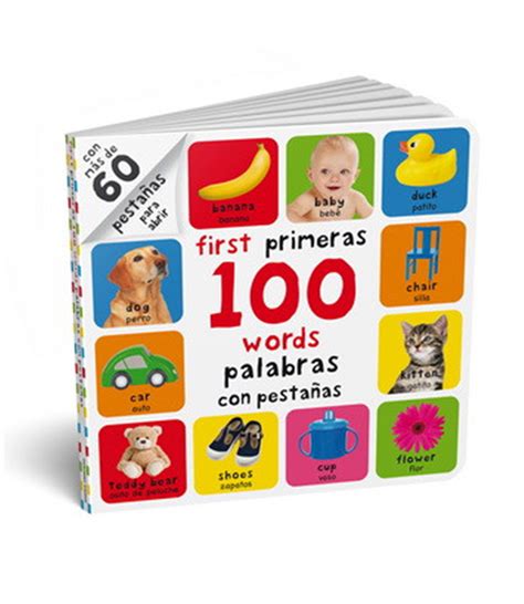 Primeras 100 Palabras First 100 Words Con Pestanas Librería Española