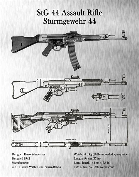 Ww2 German Sturmgewehr 44 Lilianaescaner