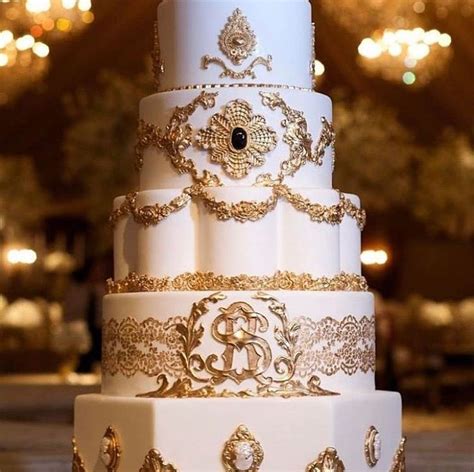 14 Best Rose Gold Wedding Cakes Images On Pinterest Rose