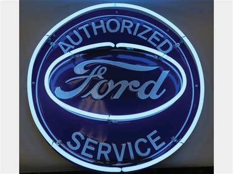 Ford collection neon signs, other light up signs & clocks items on this page are for reference only. Ford Reproduction Neon Sign | Auburn Fall 2018 | RM Auctions