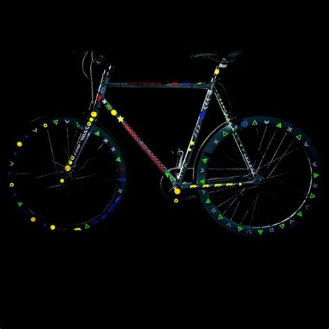 Abtibilduri reflectorizante pentru bicicleta - Triunghi ...