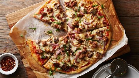 Sausage Mushroom Pizza Recipe