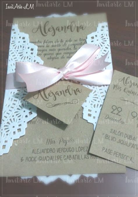 25 Invitaciones Para Xv Años O Boda Envío Gratis