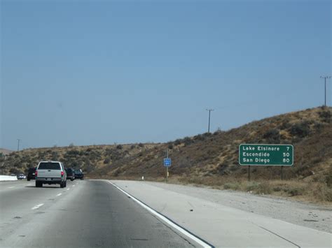 California Aaroads Interstate 15 South Riverside County 2