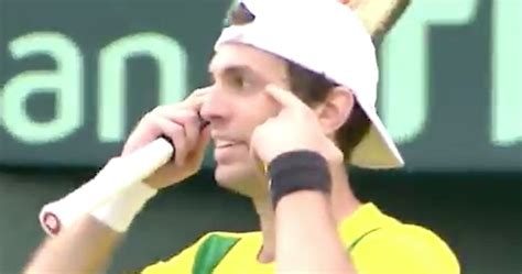 Brazilian Tennis Player Pulls Racist Eye Gesture At Line Judge In Japan Huffpost Sport