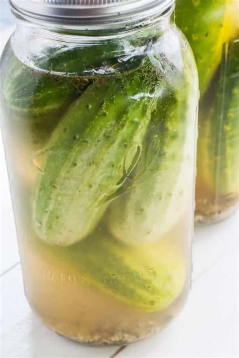Half Sour Pickles New York Crunchy Pickles Recipe