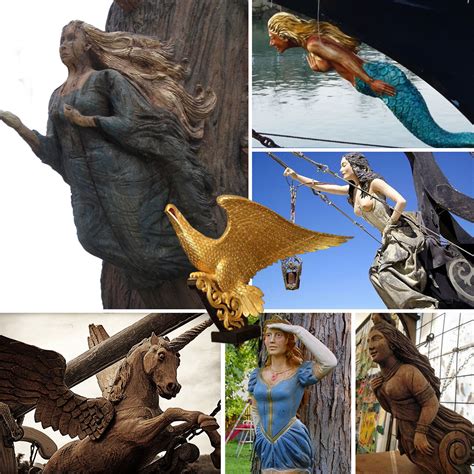 It is often depicted in movies with carved figurehead in the form of a mermaid … Ship Figure Heads