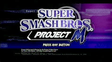Super Smash Bros Project M Part 1 Youtube