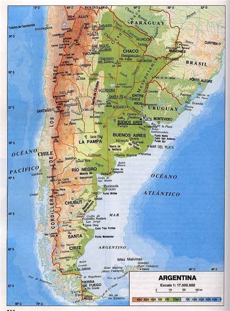 Todos Los Mapas De Argentina Fisico Politico Mudo Hidrografico