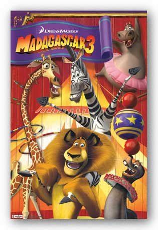 Ben stiller as alex the lion; Dreamworks Characters Of Madagascar 3 Posters Movie | Sale ...