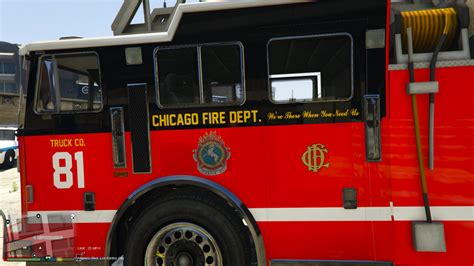 Fire Dept Truck 81 Chicago Styling Gta 5 Mods