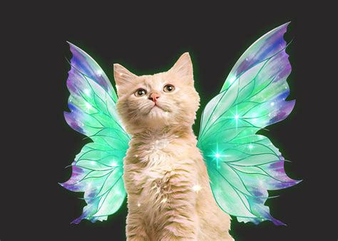 Fairycore Fairy Cat Poster By Aestheticalex Displate