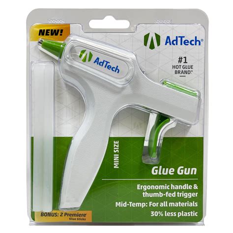 Adtech Mini Size Hot Temperature Glue Gun 2 Glue Sticks Included