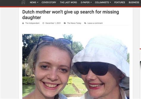 Dutch Mother Wont Give Up Search For Missing Daughter Find Sophia