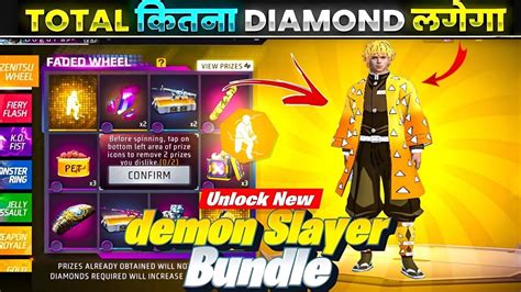 New Faded Wheel Zenitsu Bundle Free Fire New Event L New Ff Event