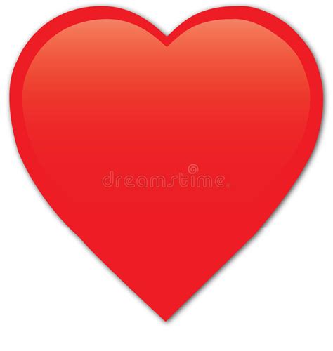 Κόκκινη μορφή καρδιών για τα σύμβολα αγάπης Διανυσματική απεικόνιση