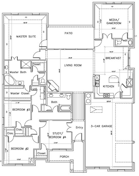 House Floor Plans Ranch House Plans New House Plans