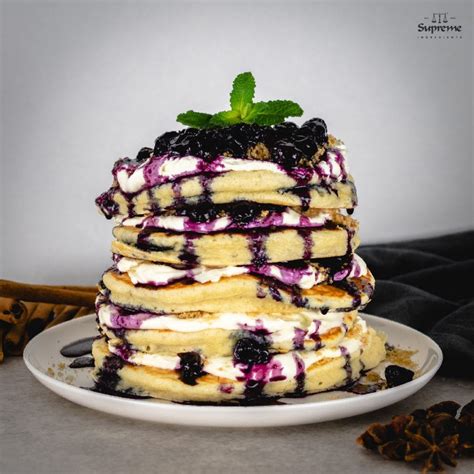 Spiced Blueberry Cheesecake Pancake Supreme Ingredients ⚖️