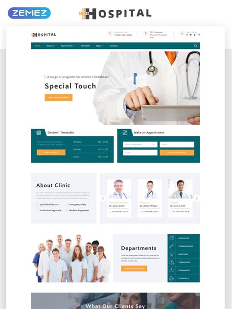 Medical Website Templates Web Design Lead Gen Medical Website