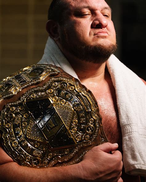 My Portrait Of New Aew World Heavyweight Champion Samoa Joe