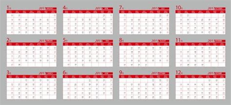 Revision 2011 Calendar Can Be Edited Ai Vector Uidownload