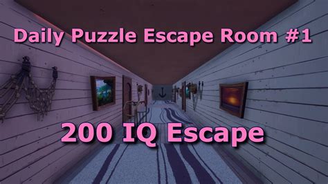 Fortnite creative continues to grow in interesting ways, and we've got six awesome codes to prove it. Fortnite 200 IQ Escape Tutorial! Daily Puzzle Escape Room ...